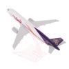 16 см Металлическая Модель Самолета Реплика Thai Smile 320 Самолет Масштаб Авиация Литой Миниатюрное Искусство Декор для Дома Офиса Игрушка Подарок