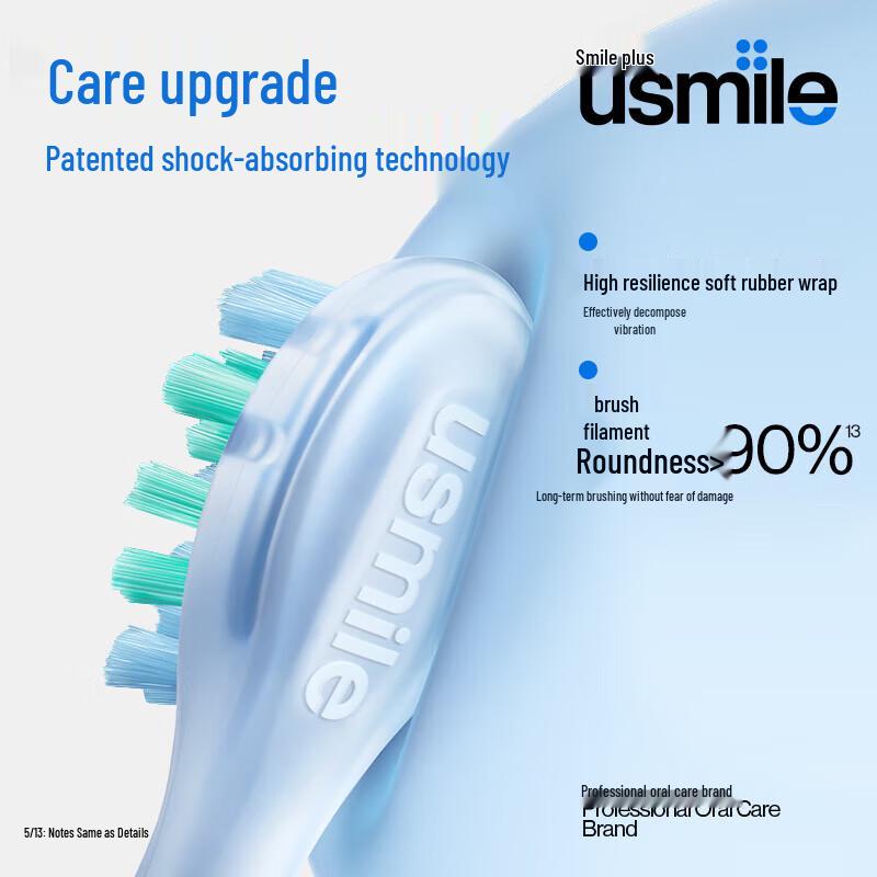 usmile P10 Звуковая электрическая зубная щетка вилка CN (адаптер в комплекте)