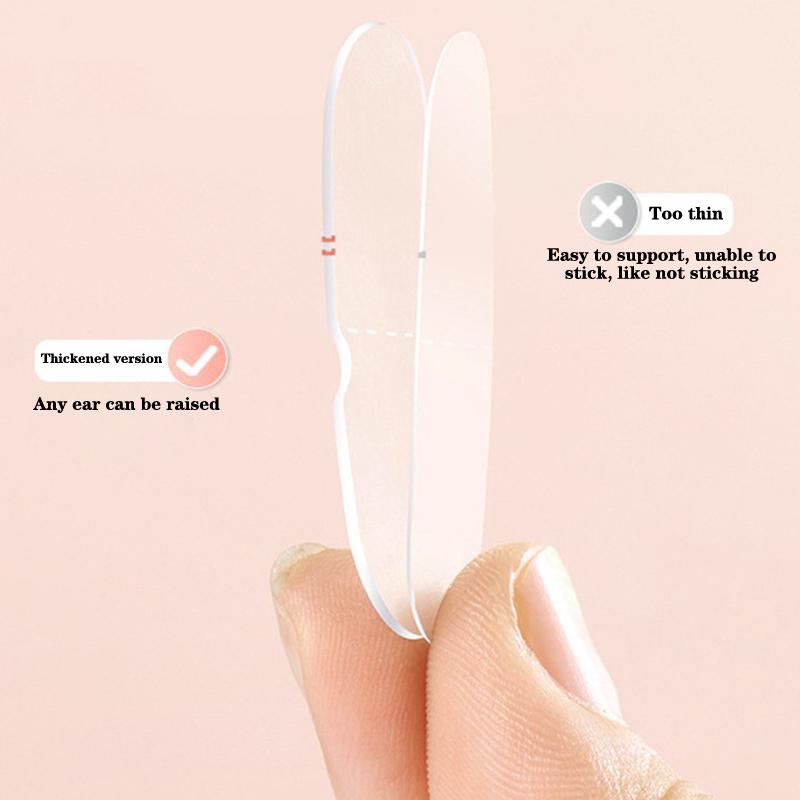 18 шт./коробка косметический корректор для ушей эльфийские наклейки для ушей самоклеящиеся косметические наклейки для ушей невидимые наклейки для ушей