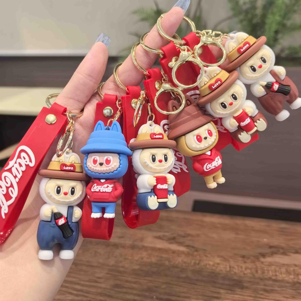 1 шт. Брелок-подвеска в виде овечки для пары, подвеска для ключей от машины или сумки