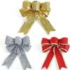 Decorate Gold Powder Bow Pendant Christmas Christmas Decorations Bow Christmas Bow