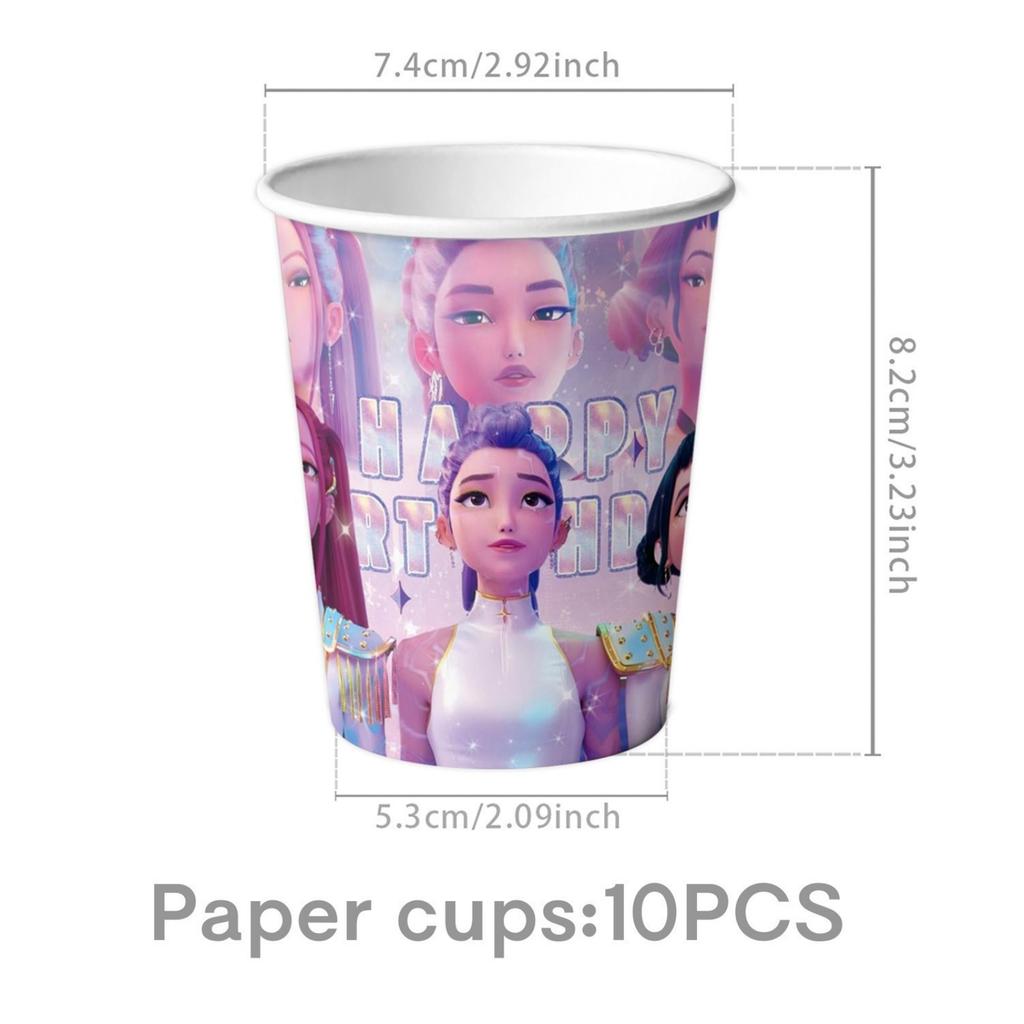 Birthday Theme Party Decoration Banner Pull Flag Cake Flag Balloon- Set