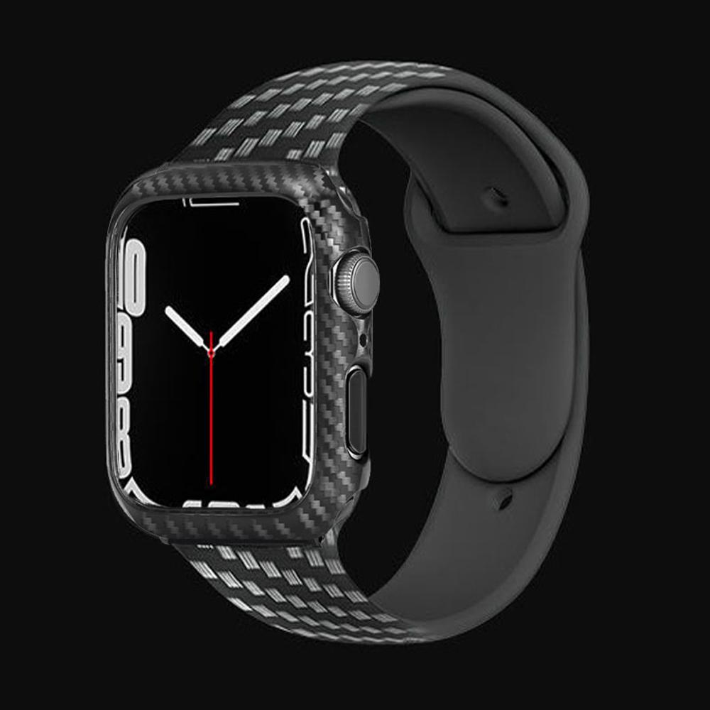 Чехол для Apple watch 45мм 41мм 44мм 40мм 42мм 38мм Аксессуары Бампер Защита из углеродного волокна iWatch series 8 3 4 5 6 SE 7