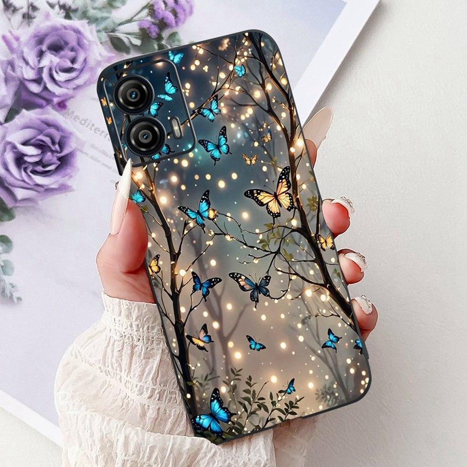 Cute Painting Phone Case For Motorola Moto G53 G73 Soft Silicone TPU Back Cover For MOTO G53 G73 5G Cases Bumpers