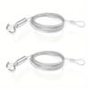 20kg Heavy Duty Stainless Steel Suspension Wire Picture Frame Hanging Rope Barbecue Lanyard Bearing Capacity