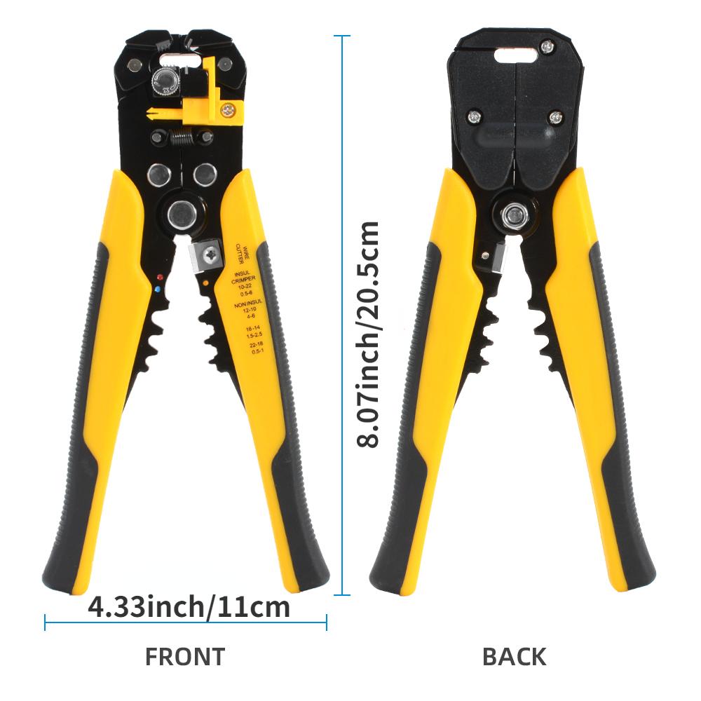 Cable Cutter of Crimping Pliers Adjustable Automatic Wire Stripper Multifunctional Wire Stripper Tool Household Electrician