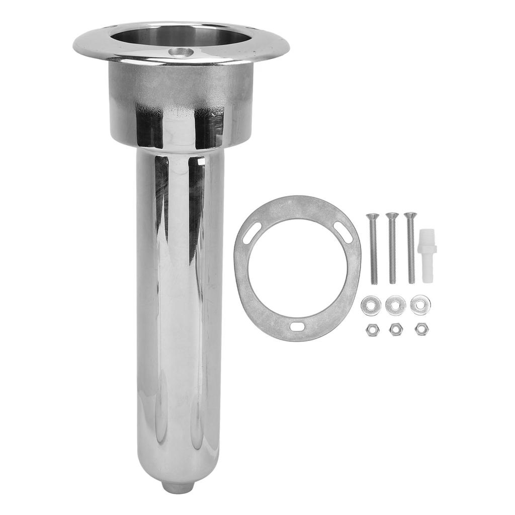 Подстаканник для удочки для лодки, усиленная устойчивость, трубчатый держатель для аутригера, устойчивый к атмосферным воздействиям, нержавеющая сталь для яхт и судов