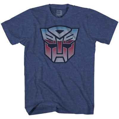 Винтажная футболка Transformers G1 с потертым символом Автоботов, официально для взрослых