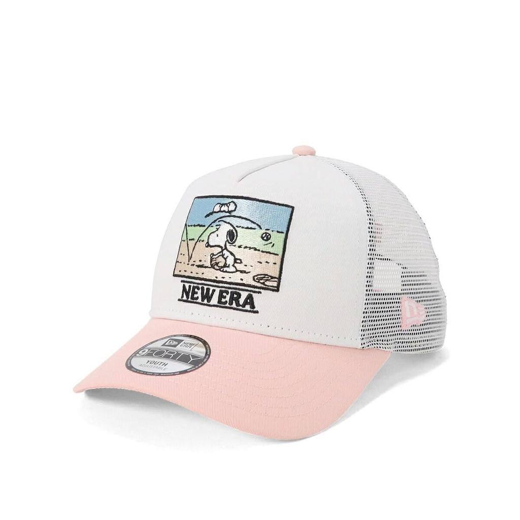 New Era Kids Mesh Cap Youth 9FORTYA-Frame PEANUTS Snoopy Collaboration WhitePink Lemonade YOUTH 52-56cm YTH 940AFTR PEANUTS BASEBALL PNK 14432158