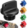 Universal Motorcycle Engine Oil Filler Cap with O-ring Leak Resistant Easy To Install Screw Cover Valve Oil Cap