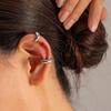 Stainless Steel Chunky C-shaped Ear Clips, Minimalist Tarnish-proof Jewelry,