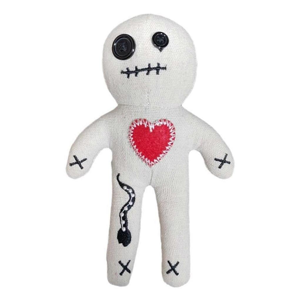 Voodoo Doll Creative Cartoon Plush Toy Halloween Voodoo Doll Cute Stuffed Doll Gifts for Kids Adultszz55