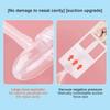Manual Baby Nose Aspirator Hand Suction Device with Powerful Extraction Non Electric Compact Design for Infant Toddler Nasal Care