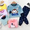 2024 Newest Boy Girls Children's Clothing Sets Sleepwear Long Sleeve Kids Pajama Girl Groups Kids Boutique Clothing