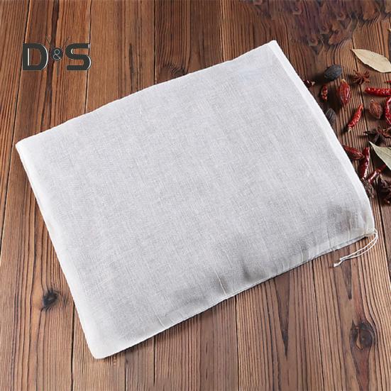 20 шт. мешочков для специй с завязкой, натуральные хлопковые муслиновые мешочки для чая, трав, супа, многоразовые тканевые мешочки для сыра, пустые пакетики