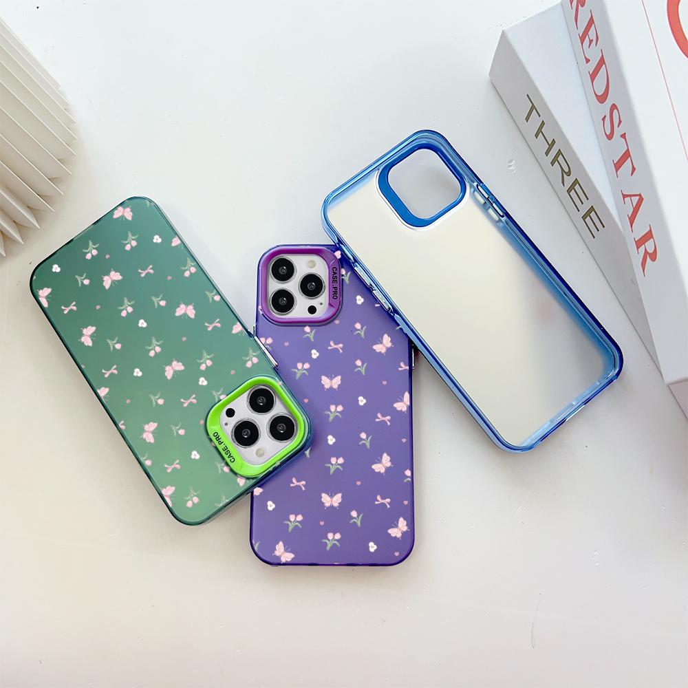 Окрашенный узор, красочный серебристый, двухсторонний, жесткий, противоударный чехол для телефона Vivo