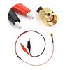 Ended Clips Frequency Cable Red Black Testing Wire Low Loss Coaxial Cable  Signal Transmission
