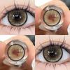 Eyeshare Фиолетовые контактные линзы для косметических глаз Красивые модные серо-коричневые линзы для зрачков