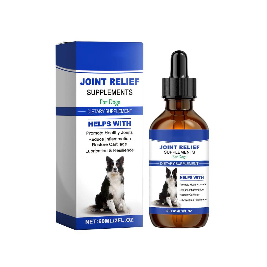 Dog Joint Aid & Relief Supplement With Chondroitin & Glucosamine HCl – Relieves Joint Pain & Reduces Inflammation For Senior Dogs