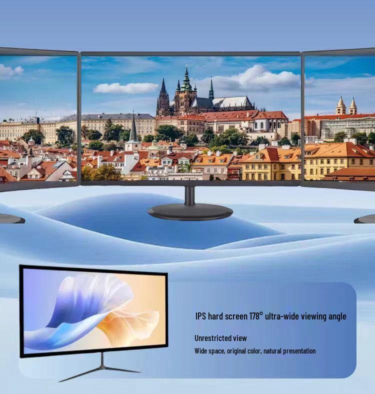 19" and 22" Ultra-Thin IPS HD LCD Desktop Monitors