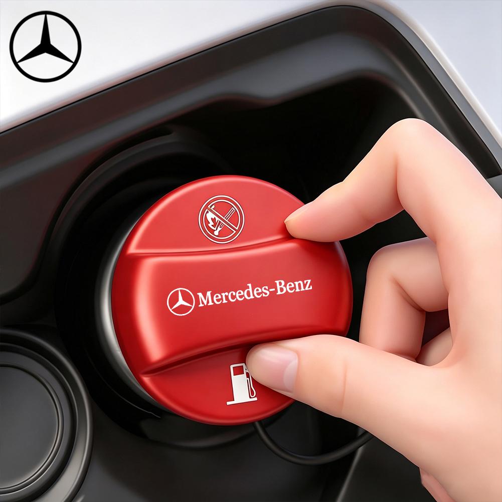LXT3 Car Metal Fuel Oil Water Tank Cap Decor Covers Accessories For Mercedes-Benz GLC X253 X254 C-Class W205 W206 A-Class W177 GLA