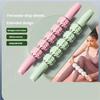 Deep Tissue Massage Roller Multi-Wheel Muscle Relief Tool for Back Neck Legs Portable Fitness Recovery Stick Home Gym Massager with Textured Surface
