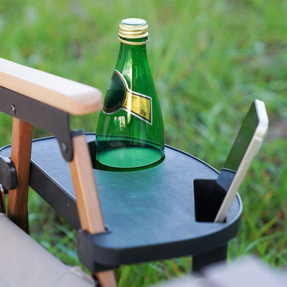 1 шт. держатель для напитков, складной поднос для стула, боковой поднос, держатель для шезлонга для кемпинга на открытом воздухе