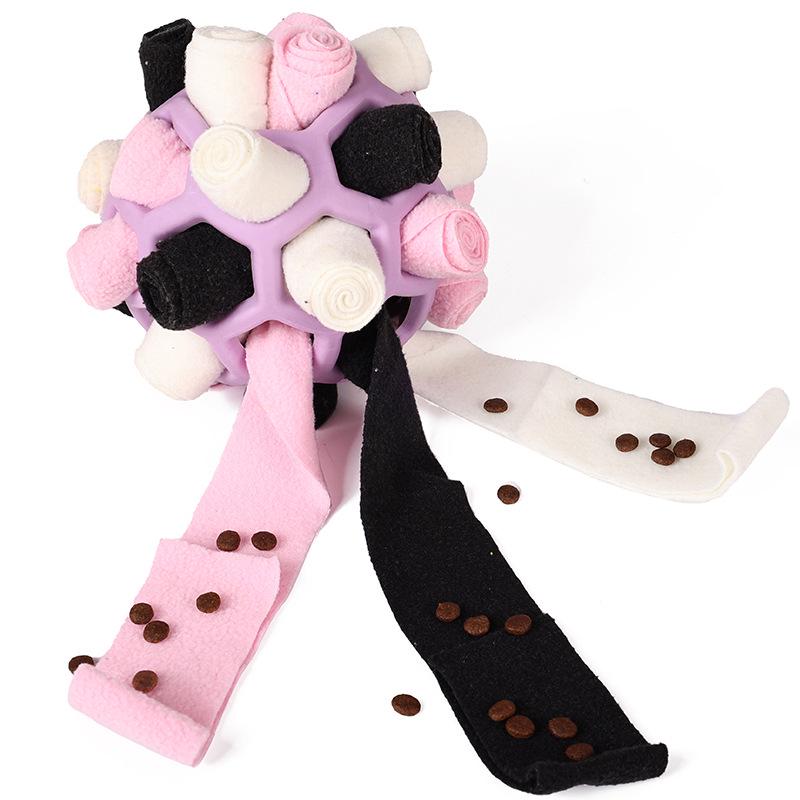 Питомец Нюхай и Играй: Скрытый корм резиновый мяч игрушка для собак