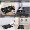 Smoked Black Marble Front Floor Door Entrance Mats Outdoor Abstract Texture Pop Art Kitchen Bathroom Doormat Toilet Carpet Rug
