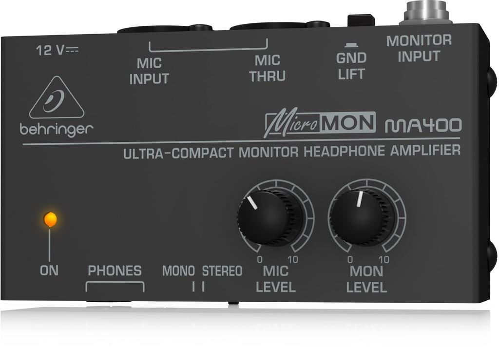 Behringer Behringer Monitor Headphone Amplifier 1 Channel Monitor Headphone Amplifier MA400