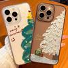 The Christmas Tree Is Suitable for Apple 16 Phone Case 15plus, Transparent 14 Silicone 13mini Protective Case 12promax