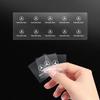 EVW5   10Pcs Car Random post Sticker Steering Wheel Decal Interior Decoration For Mercedes Benz W211 W203 W210 CLA W212 W220 W205