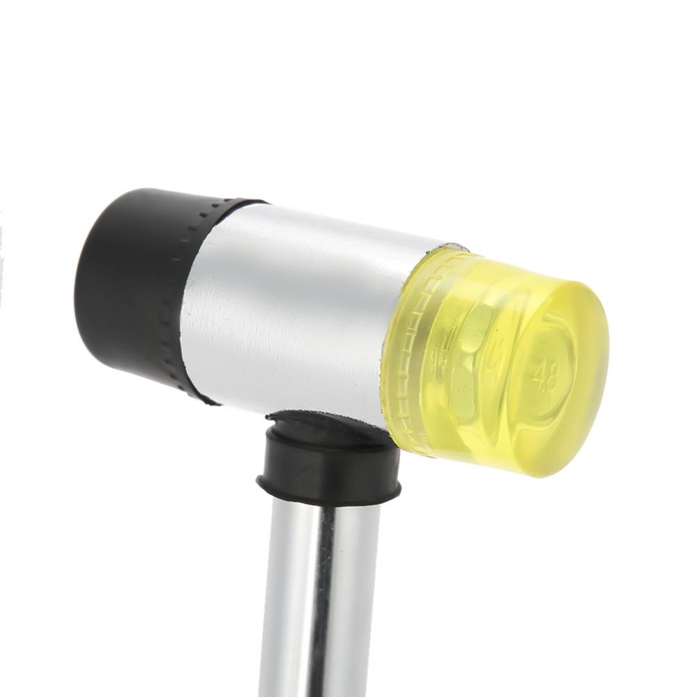 25mm Size Soft Mallet Rubber Material Plastic Mallet Double Faced Hammer Home Decoration