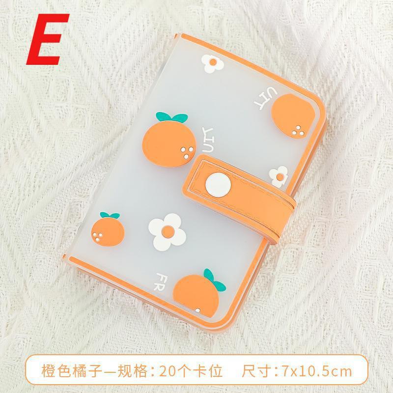 Mini Photo Album 20 Pockets 3 Inch PVC Photocard Holder Women ID Credit Card Binder Desk Accessories Organizer