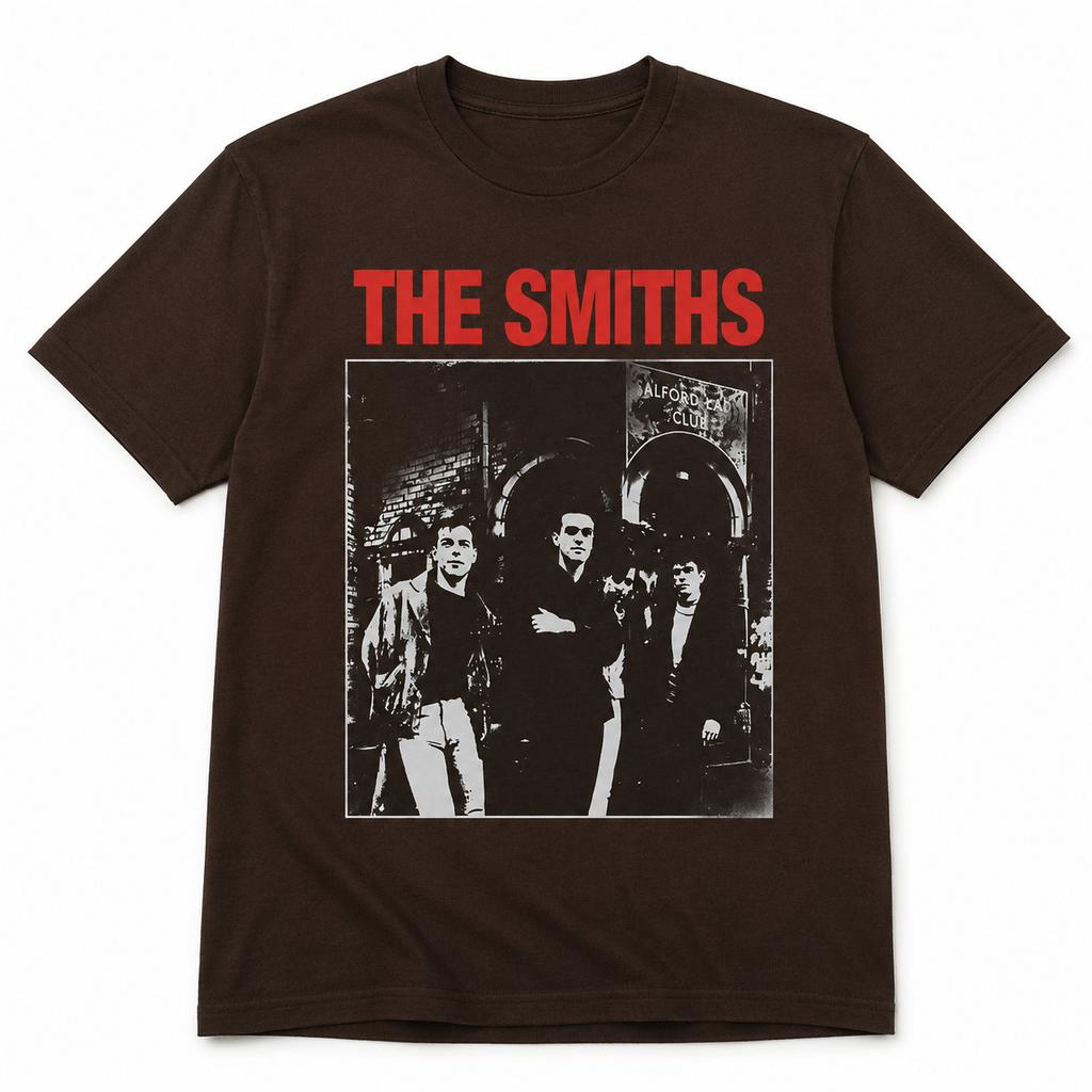 Винтажная футболка унисекс с изображением рок-группы The Smiths, The Smiths 80-е