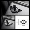 1 Pcs Metal for Cooper One S F55 F56 F57 F60 R55 R56 R57 Countryman Car Door Lock Pin Wing Emblem Badge Decal