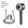 New Hollow Booster Shower Head Filter Shower Head Five-speed Adjustable Home Bathroom Water Heater Shower Drizzle
