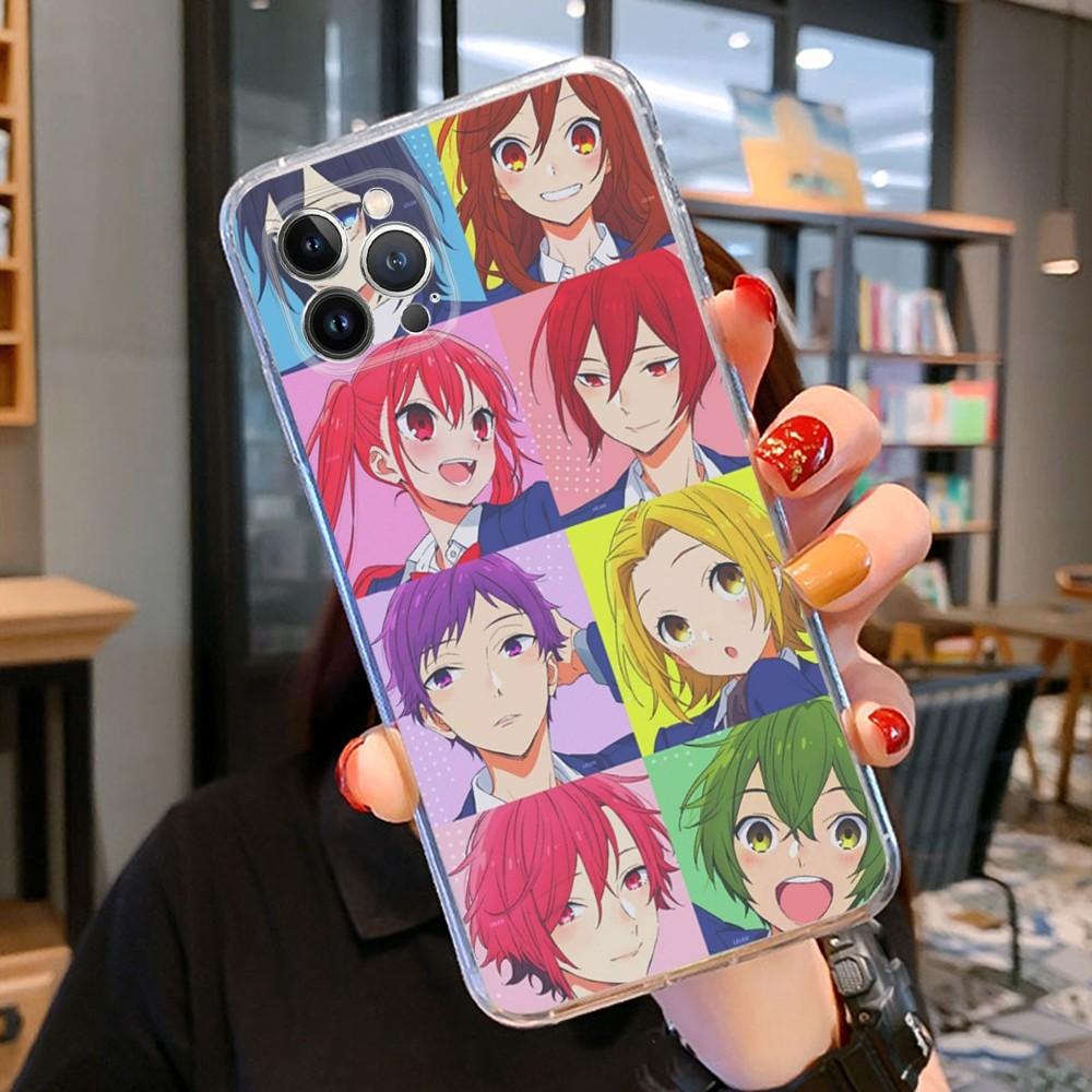Чехол для телефона с аниме Хорimiya Для iPhone 15 14 11 12 13 Mini Pro XS Max Чехол 6 7 8 Plus X XR SE 2020 Funda Shell