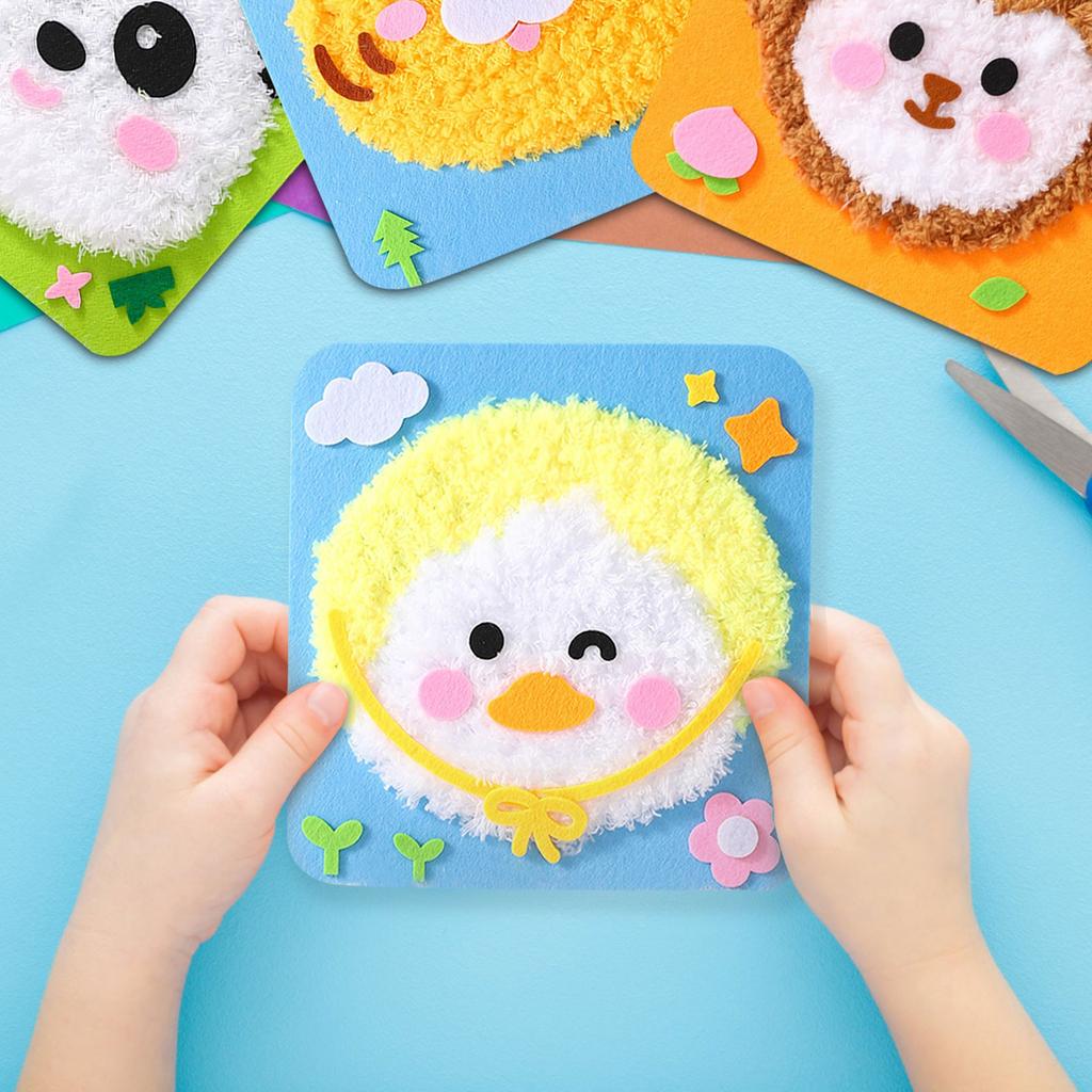 Детская игрушка-головоломка из мультяшного материала своими руками