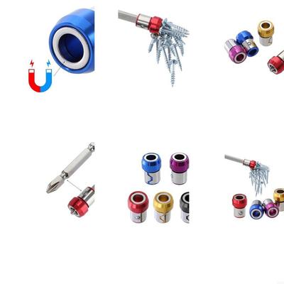 H7EE Металлическое Мини-Кольцо Магнитайзер для Бит, Держатель-Ловушка для Винтов, Магнит для Наконечников Отвертки