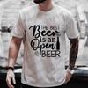 Лучшее пиво — это открытое пиво Футболки с графическим принтом для мужчин Одежда Y2K Топы для вечеринок с выпивкой в честь Дня пива Футболки с коротким рукавом Летняя уличная одежда