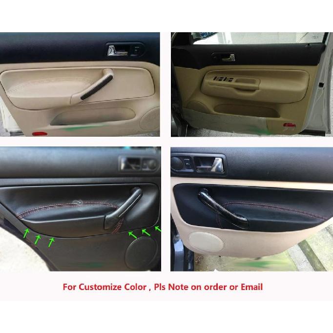 Только RHD ​​из микрофибры, внутренняя дверная панель, подлокотник, ручка для VW Golf 4 MK4 Bora Jetta 1998 1999 2000 2001-