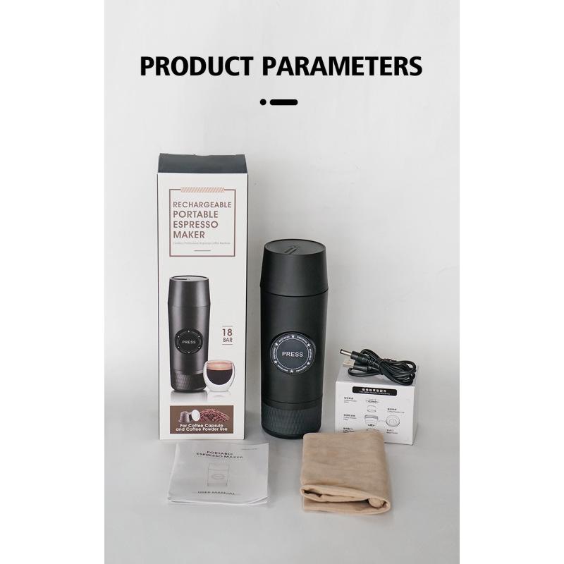 Электрическая портативная кофемашина для эспрессо, капсульная кофемашина, портативная кофемашина
