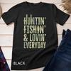 Футболка Hunting Fishing Loving Every Day, камуфляжная унисекс футболка на День отца