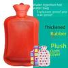Large and Small Cute Portable Hot Water Bottle for Hand Warming, Belly Soothing and Pain Relief. Ideal for Students.