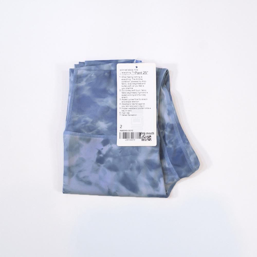 Женские леггинсы для йоги с высокой талией, быстросохнущие, с принтом тай-дай