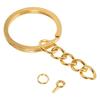 220pcs Gold DIY Keychain Rings Silver Keychain Rings Kit Split Keychain Rings  Jewelry Making