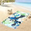 Lucario Print Beach Towel, Large Soft Quick Dry Towel for Beach Camping Swimming