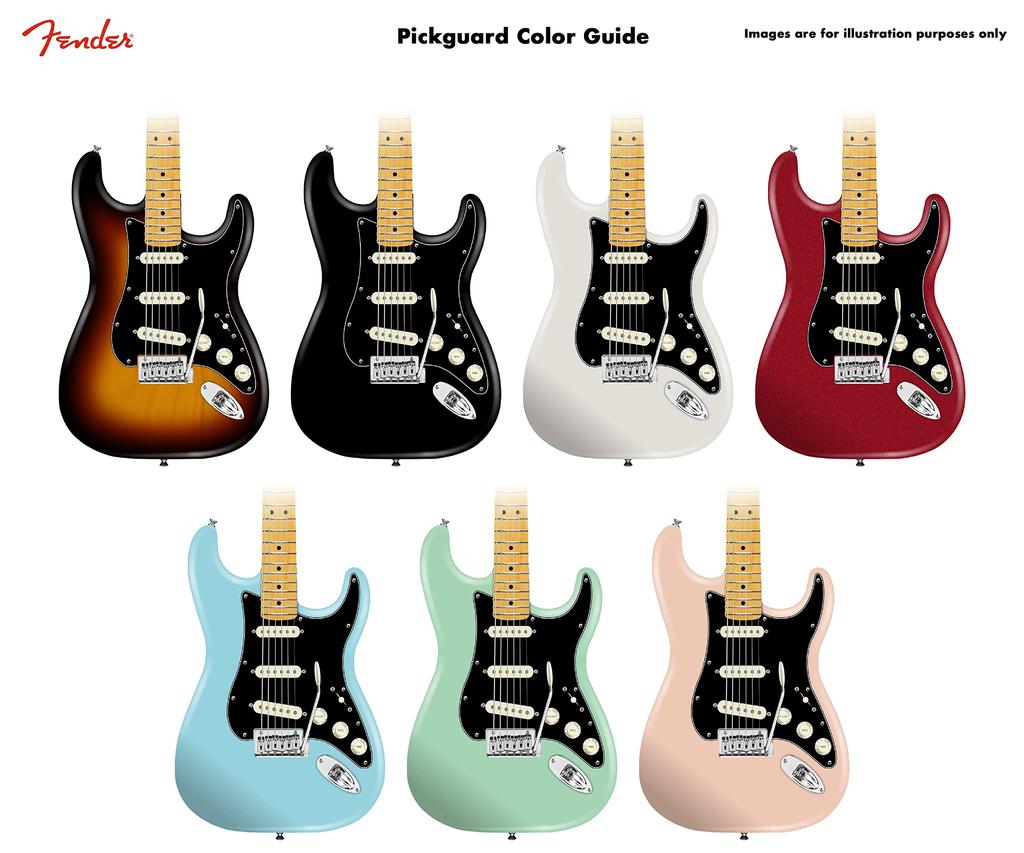 Fender Stratocaster SSS Pickguard (with Truss Rod Notch), 11-Hole