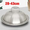 24-43cm High Arch Stainless Steel Pot Cover Baking Accessories Stove Cover Miracle Lids Thickening for Household Use Cookware